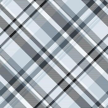 Elegant grayscale plaid pattern. Perfect for textile design, website backgrounds, or modern branding. This sophisticated geometric design offers a timeless appeal and versatile style. vector