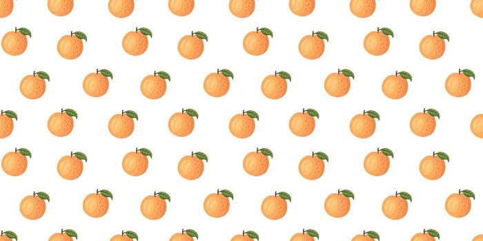 Peach pattern with multiple small peaches on white background vector