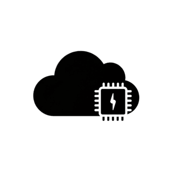 nuage l'informatique Puissance et processeur icône png