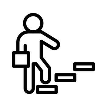 carrera contorno icono bueno para web o móvil aplicación vector