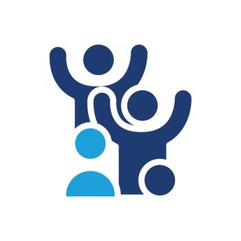 audience colored icon design good for web or mobile app vector