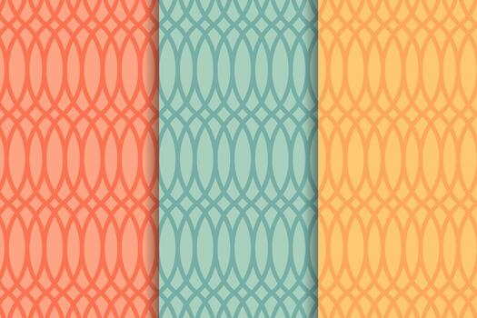 abstract red, yellow and green curve lines textures on pastel background. Simple flat pattern design with copy space. Use for cover template, poster, web banner web, Print ad. vector