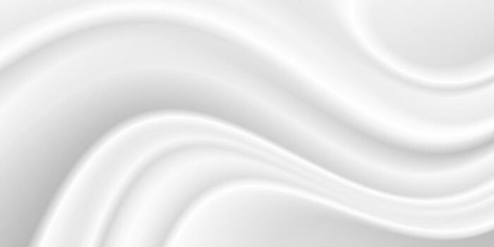 seda paño tela ola superposición con ligero - sombra. blanco resumen textura antecedentes vector