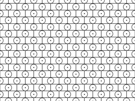 Grid of Circles and Rectangles vector
