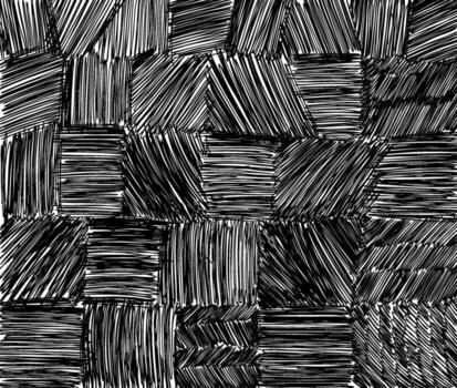 Hand drawn crosshatch. Checkerboard pattern with different stroke directions. Black texture rough crayon strokes. Crosshatch pattern. Pencil or crayon texture rectangle. doodle grunge pencil. vector