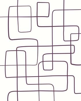 resumen modelo caracterizada por un continuo, bucle línea ese formas un serie de interconectado vector