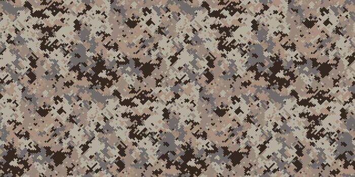 resumen Desierto camuflaje modelo. Perfecto para antecedentes, texturas, o temática militar diseños versátil neutral tonos mezcla sin problemas dentro varios proyectos vector