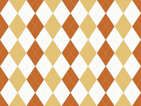 Elegant argyle pattern in warm autumnal tones. Perfect for fallthemed designs, website backgrounds, or textile prints. vector
