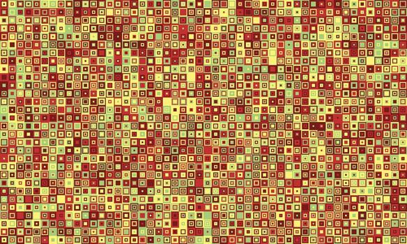 Abstract mosaic background with subtle swirling effect. Warm earthy tones create a calming, retro vibe, ideal for website banners, textures, or patterns. vector