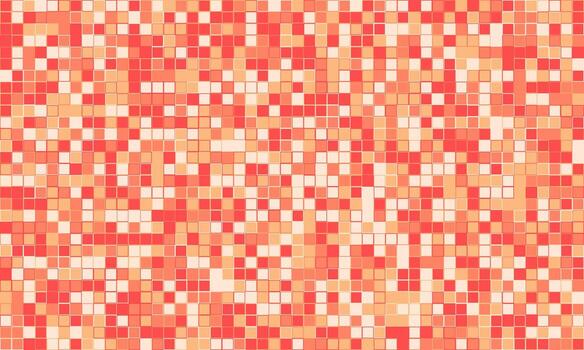 Abstract coral mosaic pattern. Perfect for backgrounds, websites, presentations, or textile design. vector