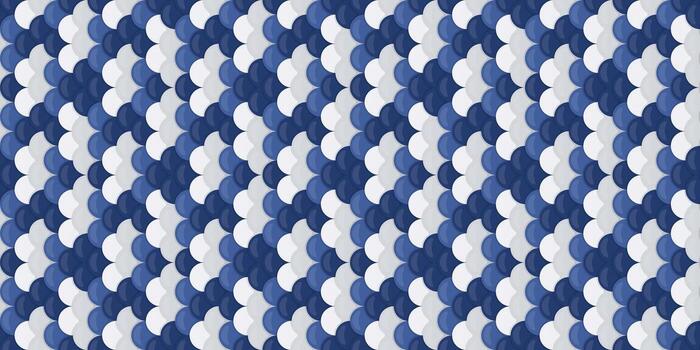 sereno azul y blanco superposición escamas modelo. ideal para textil diseño, sitio web antecedentes, o elegante marca. evoca calma, sofisticación, y un sentido de fluido movimienot. vector