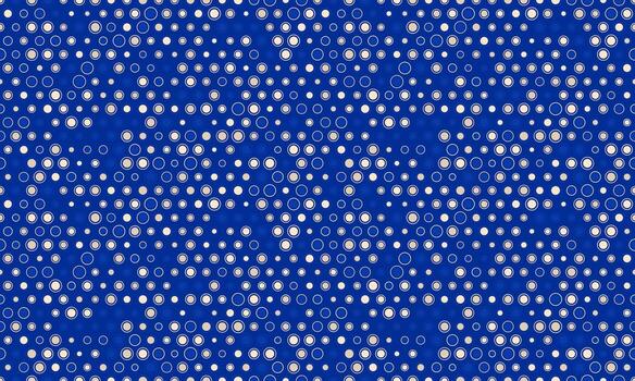 Abstract blue and white circle pattern. Perfect for backgrounds, website designs, textiles, and presentations. This repeating geometric design offers a modern, clean aesthetic. vector