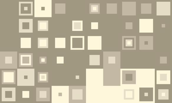 resumen geométrico antecedentes presentando un dinámica arreglo de beige y gris cuadrícula en variar tamaños Perfecto para moderno diseño proyectos, presentaciones, o sitio web antecedentes. vector