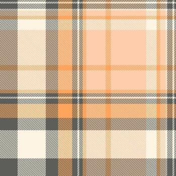 elegante melocotón y gris tartán modelo. Perfecto para textil diseño, vestir, envase papel, o sitio web antecedentes. esta sin costura textura evoca calor y sofisticación. vector