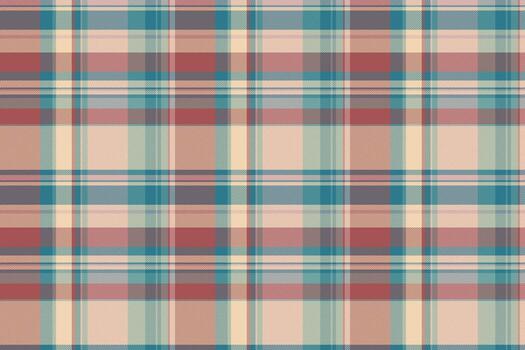 Yard pattern textile, mix background tartan plaid. Podium texture seamless check fabric in light and red colors. vector