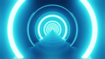 azul brilhante anel corredor vj ciclo fundo video