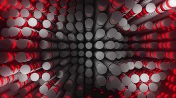 Grey and red clapans VJ loop equalizer background video