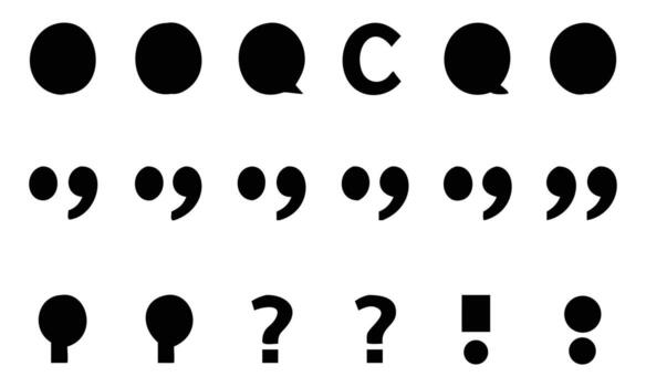 A set of different speech bubbles with different shapes vector