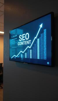 Seo content on the wall photo