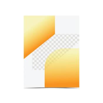 minimalist book cover design with photo insert option vector