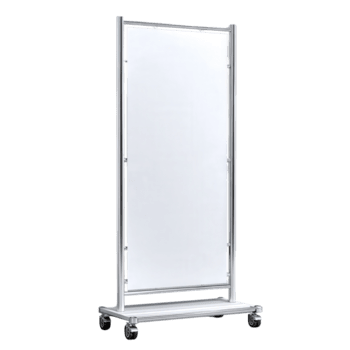 mobiel whiteboard Aan wielen met verstelbaar hoogte en Doorzichtig oppervlakte voor lezingen, presentaties, en brainstorming sessies png