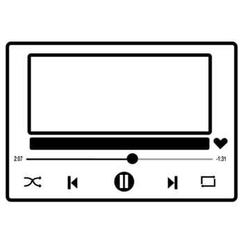 música jogador, música Projeto e meios de comunicação jogador ícone.transparente fundo png