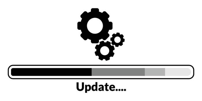 settings update process icon vector