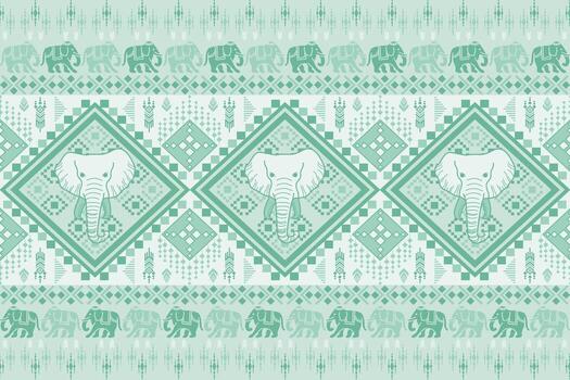 tailandés elefante pantalón modelo vector