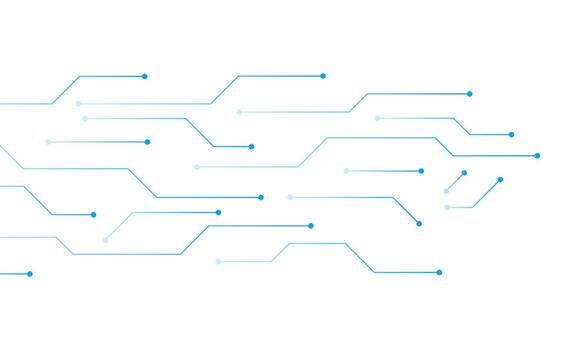 Abstract technology circuit board background. Electronic motherboard hi tech data communication. CPU processor or semiconductor on white background. Computer microchip on motherboard electronic line vector