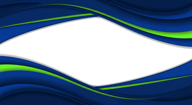 dynamisk abstrakt ram med strömmande blå och kalk grön skiktad vågor och subtil skuggor. png