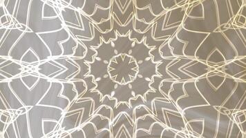 Soft Grey Layers Geometric patterns shimmer in abstract kaleidoscope animation, creating a mesmerizing and symmetrical visual display video