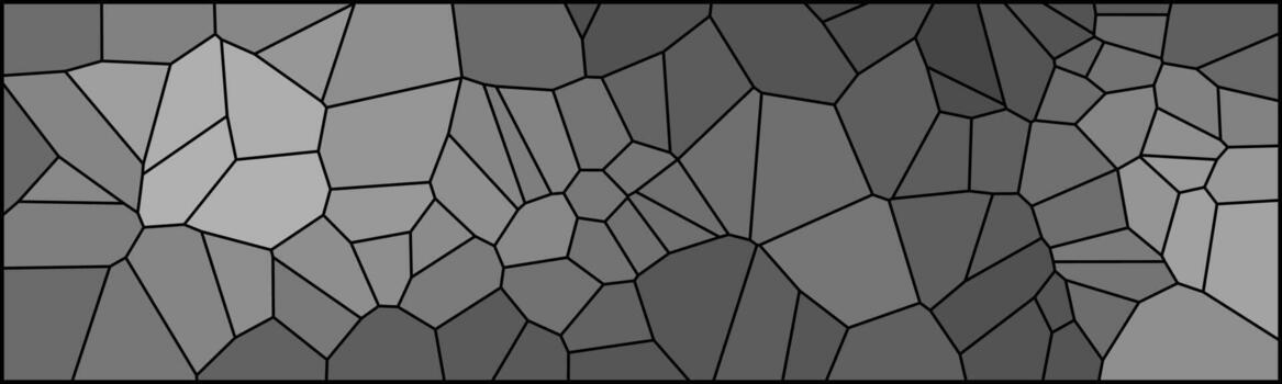Abstract geometric pattern with irregular polygon shapes in varying shades of gray, creating a mosaic-like texture. vector