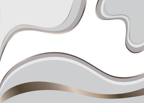 Beautiful curved background material, paper, web, design template vector