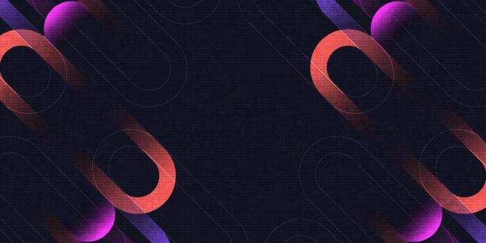 Abstract and Dynamic Background with Colorful Gradient Geometric Shapes. Suitable for Banner, Cover, or Landing Page Design vector