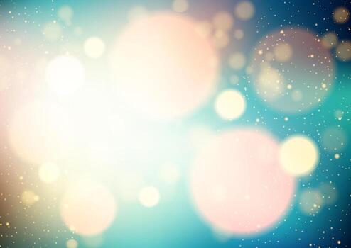 Abstract bokeh lights background design vector