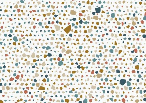 Abstract background with terrazzo pattern design vector