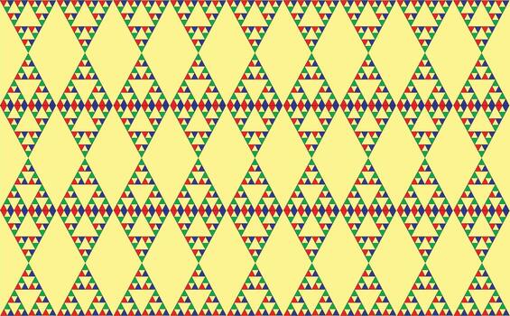 Seamless triangle geometric pattern design background illustration vector