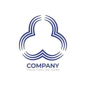 Internet computing logo, modern clean and simple technology concept icon or symbol template design illustration vector