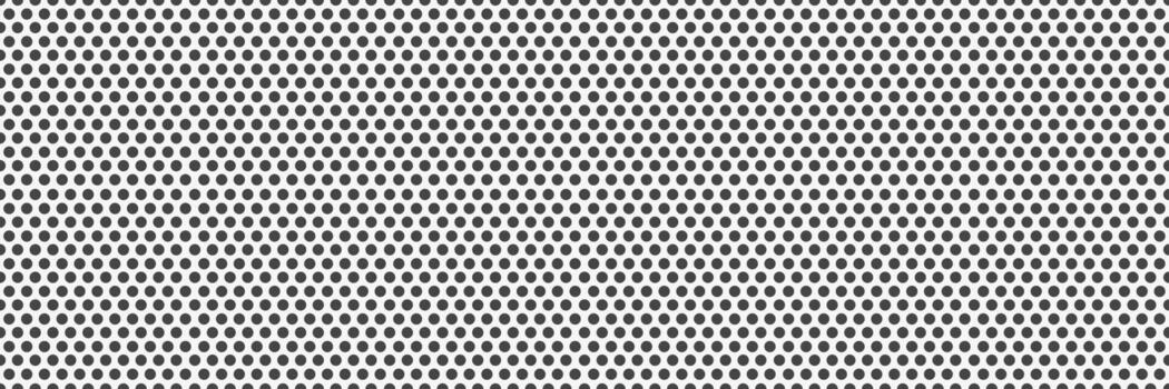 Pegboard texture with circular holes on black surface. Industrial background vector