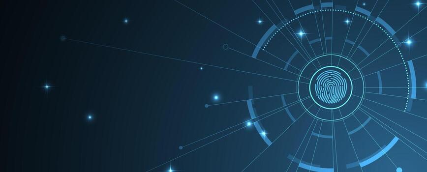 futuristic technology background with a circular design vector