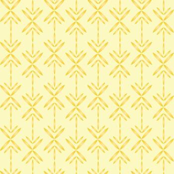 a yellow and white pattern with arrows on it vector