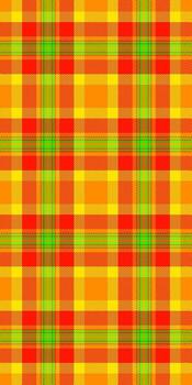 maduro tartán tela controlar, complejidad textura textil. peinado tartán modelo sin costura antecedentes en brillante y oscuro naranja colores. vector