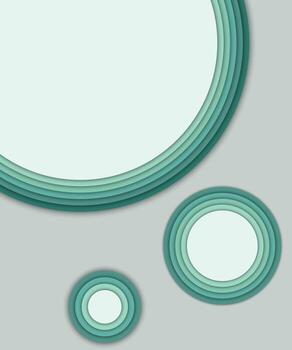 Abstract background with circles vector