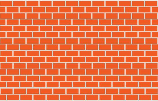 Red brick block background arranged horizontally for background composition vector
