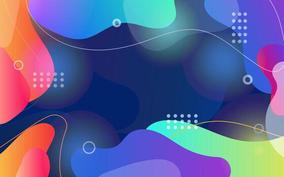 degradado antecedentes con vistoso geométrico patrones vector