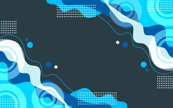 degradado azul antecedentes con círculos y puntos vector