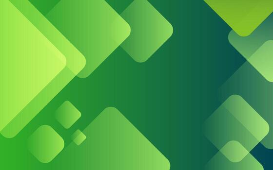 Modern Gradient Geometric Overlapping Shape Green Yellow Background vector