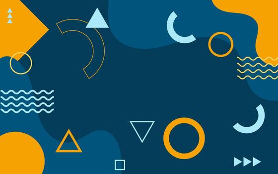 azul antecedentes con vistoso resumen geométrico vector