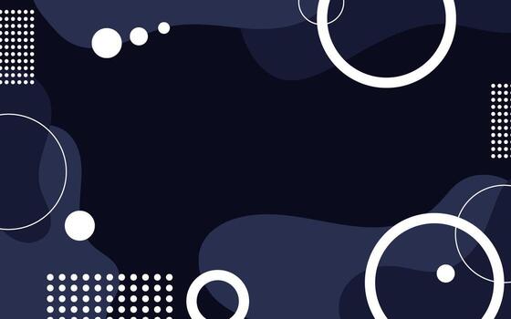 Abstract geometric shapes on dark background vector