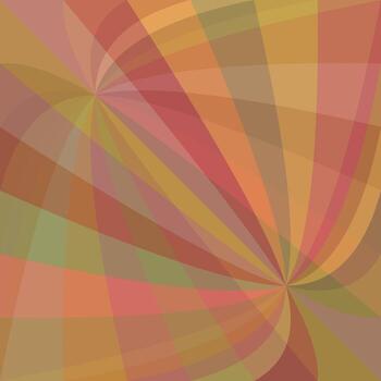 Double curved ray burst background - design from curved rays vector